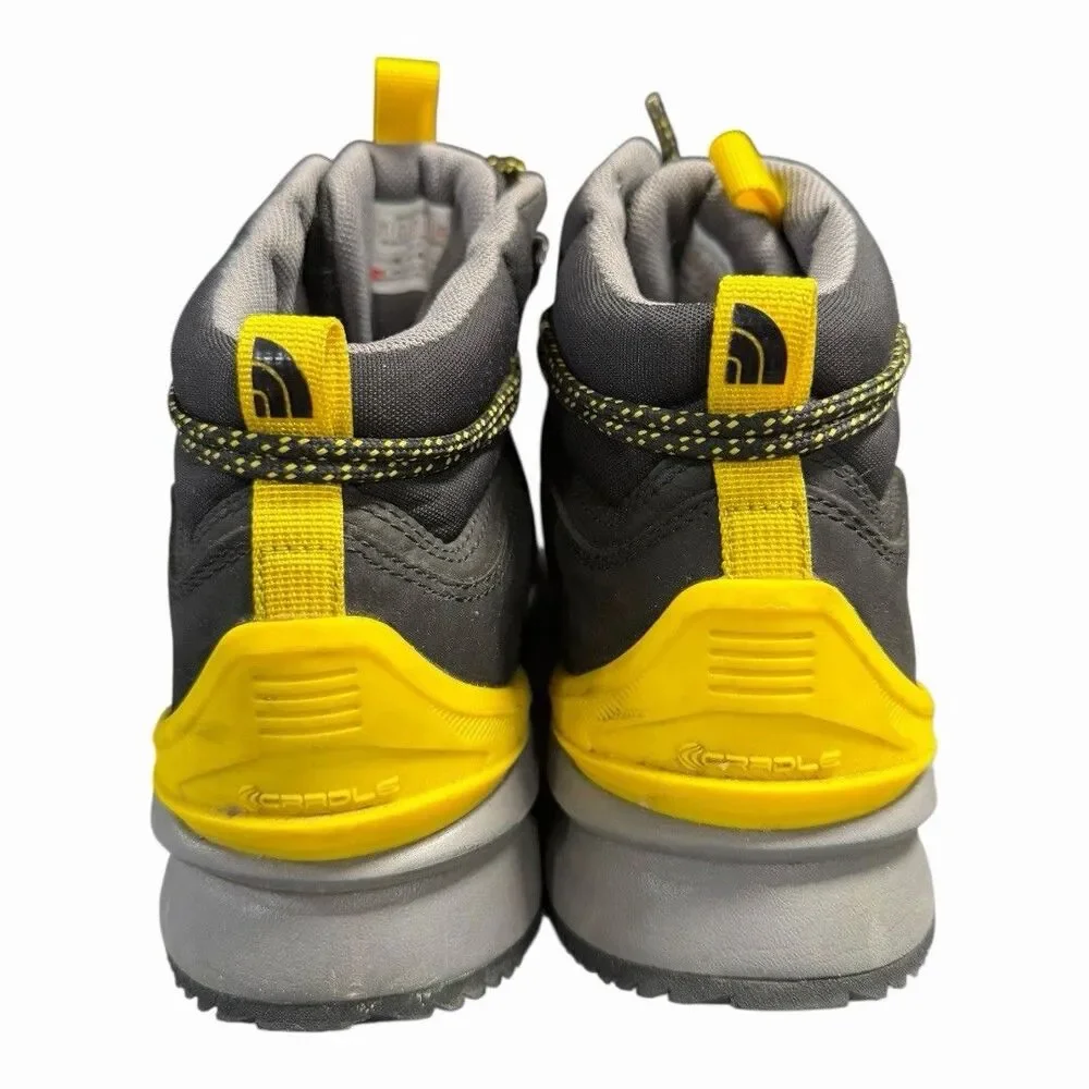 The North Face Back-To-Berkeley Redux Leather Winter Boots Black Yellow 9.5 Mens